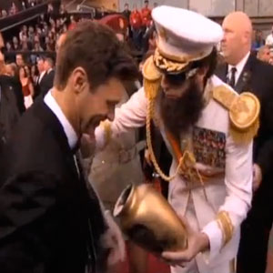 Ryan Seacrest, Dictator, Sasha Baron Cohen Ryan Seacrest, Dictator, Sasha Baron Cohen